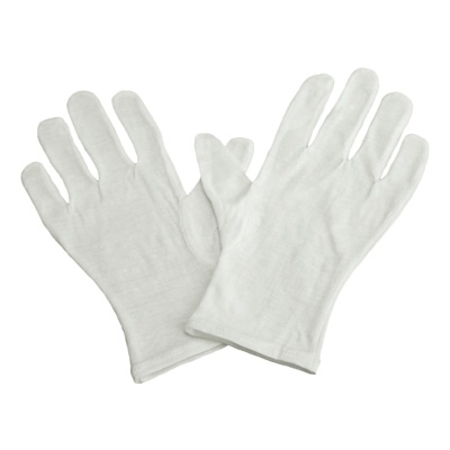 GRAFCO Cotton Gloves, Medium/Large 12Pr/Pk,  9666